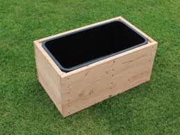 Selbst gemachte gartenobjekte sind der ganze stolz eines gärtners. Pflanzkasten Selber Bauen Aus Douglasie Und Einem Mortelfass