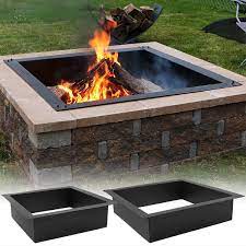 It ensures endless arrangement possibilities to complete your terrace or garden with perfectly calming design!. Sunnydaze Decor Heavy Duty Square Fire Pit Liner