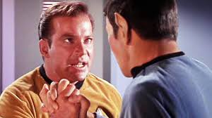 Image result for captain kirk throws finger