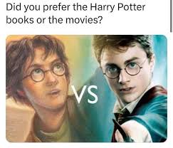 What do you prefer: Harry Potter books or movies? I love both, but the  books were so important to me. https://youtu.be/SgIrDxvD950