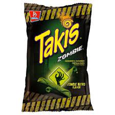 Barcel Takis Zombie Habanero Cucumber Tortilla Chips 9 9oz In 2019 Tortilla Chips Chips Corn Chips