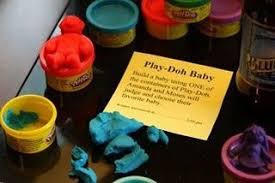 These games will make your baby shower party fun and memorable for all of your party guests. Play Doh Baby Shower Game Coed Baby Shower Baby Shower Host Baby Shower