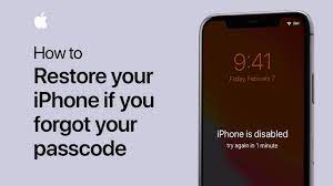 Iphone x, iphone8/iphone8 plus, iphone7/iphone7 plus, iphone se How To Restore Your Iphone If You Forgot Your Passcode Apple Support Youtube