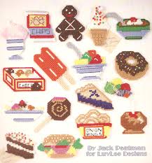 Junk Food Fridge Magnets Cross Stitch Chart 21 Designs