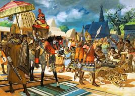 Ancient Kingdom Of Benin By Angus Mcbride Warriors Illustration African Royalty African History