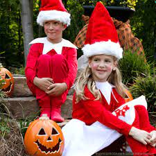 We lost the photos for these steps but when you look at the photo below then you can see exactly what we did and my. Diy Halloween Costumes The Elf On The Shelf