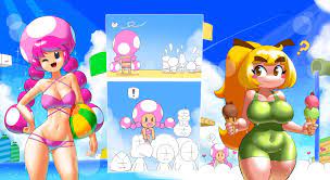 Toadette And Goombella By Minus8 Minus8 Mario Art Super Mario Art Nintendo Fan Art