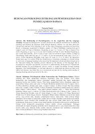 Https Media Neliti Com Media Publications 256765 Hubungan Psikolinguistik Dalam Pemeroleh 49596941 Pdf