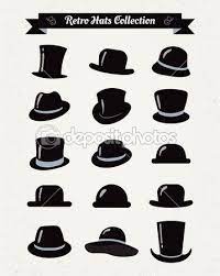 Hipster Retro Hats Vintage Icon Set Vintage Icons Retro Hats Hats Vintage