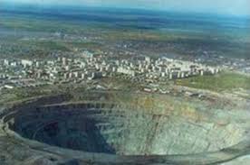 Deepest Hole Ever Drilled By Man Is The Kola Superdeep Borehole In Russia Diamond Mines Mirny Eco City