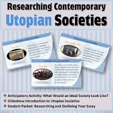 This Research Project On Contemporary Utopian Communities Will Help Students Understand The Difficulties I Utopian Society Research Skills Dystopian Literature