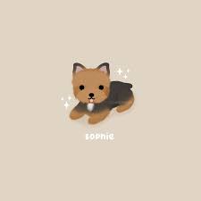 Yorkie Puppy Drawing Cute Custom Cartoon Digital Pet Portrait Cloriscreates Com