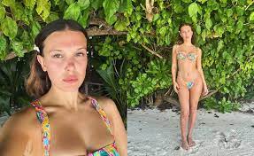 Millie Bobby Brown paired her Colorful Bikini with a Body Chain - The  Fashion Enthusiast