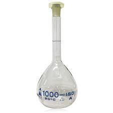 Balao Volumetrico De Vidro 1000ml Com Tampa De Poli E Boca Esmerilhada Interjet Equipamentos E Produtos Para Laboratorios