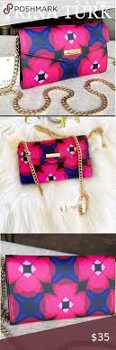 Trina Turk Trifold Crossbody Bag Gold Chain Nwt Crossbody Bag Bags Trina Turk