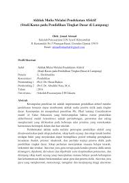 Maybe you would like to learn more about one of these? Pdf Akhlak Mulia Melalui Pendekatan Afektif