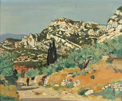 Le Chasseur Des Alpilles Peinture De L Artiste Yves Brayer 1907 1990 Peinture Les Arts Peinture Paysage