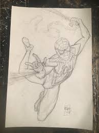 The purple man (rus sub). Artober Day 21 Wip Miles Morales Spider Man Pencil By Stevjvaz72 On Deviantart