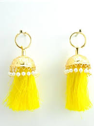 Buy Punjabi Jhumka Kundan Earrings Lotan Silver Metal Earrings Gold Plated We Ship Worldwide Gold Bar Earrings Sapphire Earrings Studs Jhumka Earrings