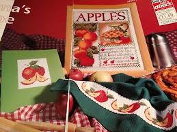 Cross Stitch Chart Mamas Apple Pie Fruit Pie Charts Only