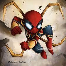 Chris Uminga Added Some Color And A Background To My Spiderman Sketch From Last Week Still On An Infinitywar Ki Spiderman Spiderman Sketches Spiderman Art