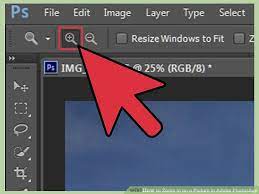 Click on the magnifying glass icon in the toolbar and the. How To S Wiki 88 How To Zoom In Photoshop Windows