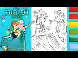 Why did elsa run away from her kingdom? Coloring Frozen Fever Disney Princess Elsa And Anna Coloring Page Youtube