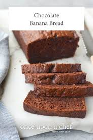 Chocolate Banana Bread Once Upon A Chef Recipe Chocolate Banana Bread Chocolate Banana Banana Bread
