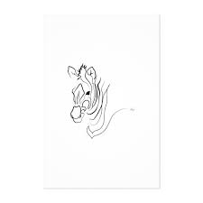 Noir Gallery Zebra Minimal Animal Line Drawing Unframed Art Print Poster 11 X 14 Animal Line Drawings Zebra Drawing Line Drawing