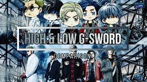 Perbandingan Karakter ☆ High And Low G-SWORD Dengan Aslinya | High&Low  g-SWORD Character Comparison - YouTube
