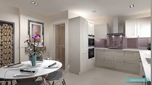 u shaped kitchen design by kitchenality