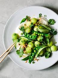 Melon Rice Noodle Salad Krautkopf Leckere Salate Reisnudelsalat Essen