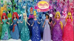 Le principesse disney ci hanno regalato una serie di mere illusioni durante l'infanzia: Magic Clip Dolls Fashion Dresses Disney Princess Cinderella Ariel Belle Rapunzel Magiclip Mix Up Youtube
