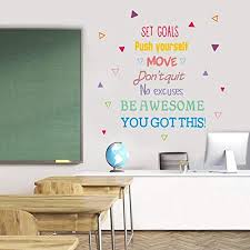 See more ideas about color quotes, quotes, quote prints. Amazon Com Iarttop Colorful Inspirational Quote Wall Decal Motivational Saying You Got This Be Awesome Sticker For Classroom Study Room Bedroom Decor Arts Crafts Sewing