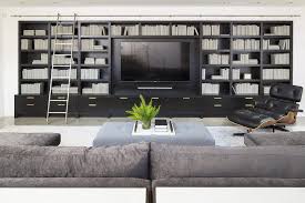 Modern yurts take the rounded shape of traditional yurts and are reconstructed in a more contemporary style with sturdier material. Living Room Built In Shelving Unit Design Ideas