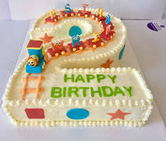 2nd Birthday Mickey Mouse Birthday Cake For 2 Year Old Boy Bob The Train Birthday Party Ideas Photo 7 Of 7 Train Birthday Party Cake Mickey Birthday Cakes 2nd Birthday Cake Boy