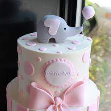 Modern Elephant Theme Cake Google Search Elephant Baby Shower Cake Baby Shower Cakes Girl Unique Baby Shower Cakes