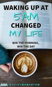 Waking Up At 5am Changed My Life Win The Morning Win The Day How To Wake Up Early Change My Life Productivity