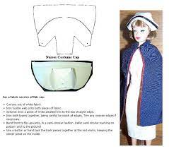 Barbie Nurse Cap Instructions Barbie Hat Barbie Sewing Patterns Doll Clothes Patterns