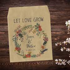 Custom Seed Packets Seed Packet Favor Seed Packets Woodland Etsy Wedding Seed Packet Favors Wedding Seed Packets Seed Packets Favors