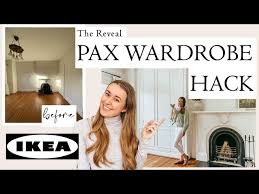 The photo below shows how the wardrobes looked installed before we did any additional work. Ikea Pax Wardrobe Built In Hack The Reveal Emma Courtney Youtube