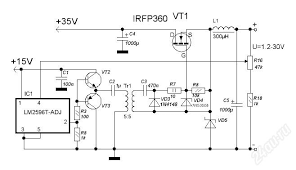 импульсный лабораторный блок питания своими руками 0 30в 0 10а Lm2596t Adj Analog Lm2576 Mikroshema Preobrazovatelya Dlya Impulsnyh Istochnikov Lm2596 Reguliruemaya Kupit V K V 2020 G Elektronika Elektronnaya Shema Elektrotehnika