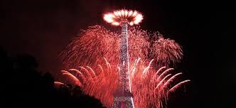 La place du trocadéro reste l'endroit privilégié pour assister au spectacle pyrotechnique. Paris Le Feu D Artifice Du 14 Juillet Avec Du Public Voltage Connectee A Paris
