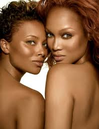 Eva is light skinned?