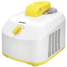 Instead of packing a hand crank machine with loads of ice and rock salt, this unit has a unique wall that is packed full of insulated material that freezes. Ice Cream Maker