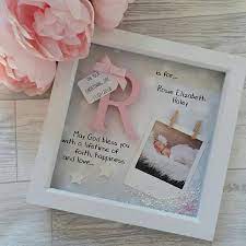 Mugs and plates decorated with favourite characters are practical, while fine photo frames can be used for photos of parents or godparents (or the day itself). Christening Gift Baby Gift Wooden Initial Gift Baptism Etsy Christening Gifts Baby Christening Gifts Communion Gifts