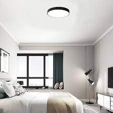 Installed into any ceiling junction box, flush mount designs tend to be located in the middle of the room and provide an optimal amount of light for general purposes. Led Ceiling Lights 18w 9 Inch Flush Mount Lighting Fixture Round Simple Lamp 6500k Cool White For Dining Room Hallw Ceiling Lights Aliexpress