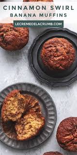 Cinnamon Swirl Banana Muffins In 2020 Banana Muffins Easy Holiday Recipes Cinnamon Swirl