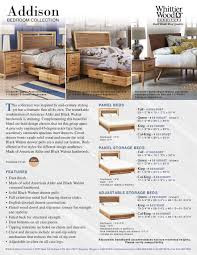 Maker of modern italian furniture bedroom suits your personality, prealpi has released an innovative design in the design market. 2018duet Addison Queen Panel Storage Bed Unfinished Furniture Of Wilmington