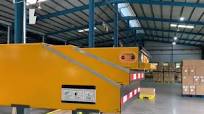 4 Stages Fully Automatic Telescopic Belt Conveyor for Truck Carton Loading  and Unloading Conveying